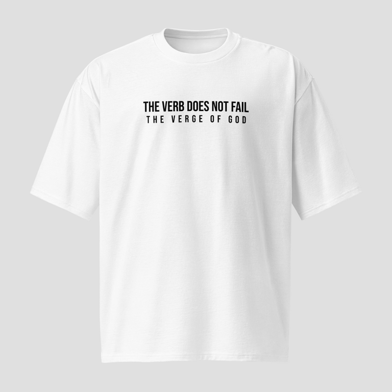 Unbroken Word White Oversized T-Shirt