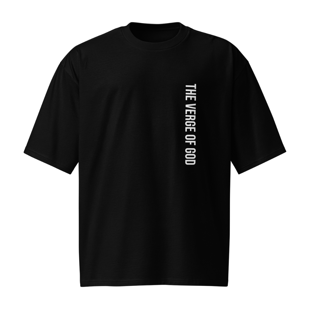 Greater Than Ruin Oversized Black T-Shirt